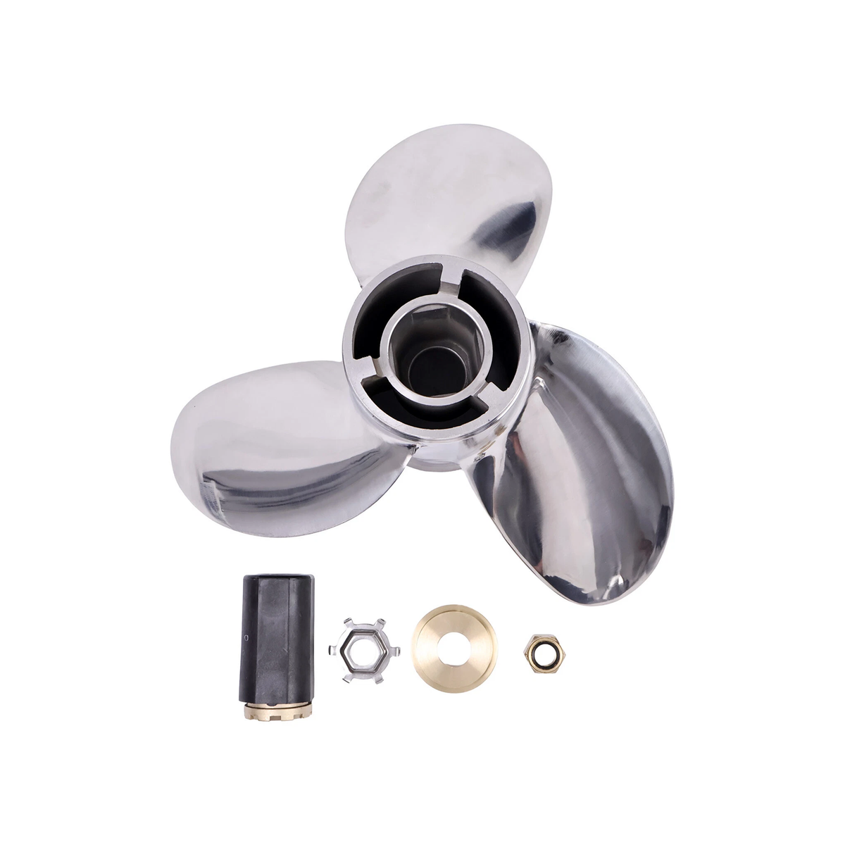 Propeller 488M0151255 48-8M0151255 8M0040400 for Mercury Enertia ECO 16 x 19 Pitch Right Hand - KUDUPARTS