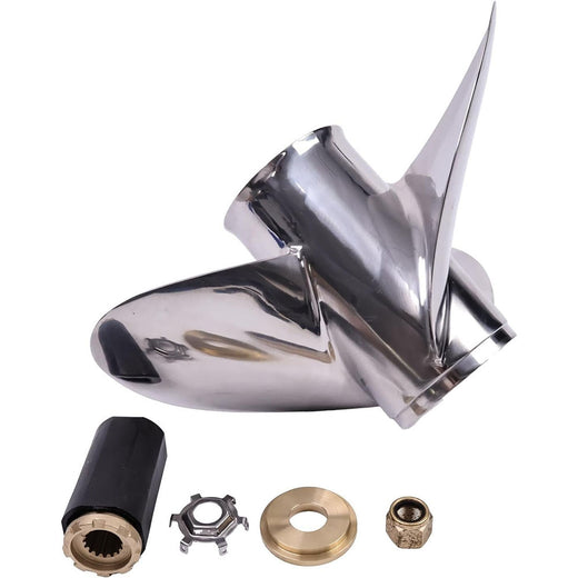 Propeller 488M0151255 48-8M0151255 8M0040400 for Mercury Enertia ECO 16 x 19 Pitch Right Hand - KUDUPARTS