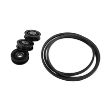 Kit poulie et courroie pour Husqvarna HU 625 700 725 800 L 221 comprenant 581904001 × 2, 587969201, 580364609 