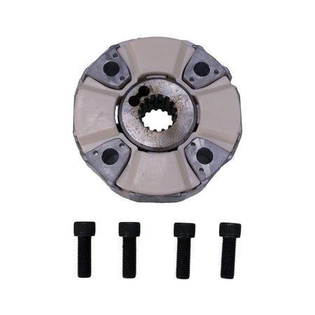 Pump Coupling Assembly 4416605 With Hub for Isuzu Engine 4HK1 Hitachi Excavator ZX210-AMS ZX210-HCME ZX210H ZX210K ZX210W - KUDUPARTS