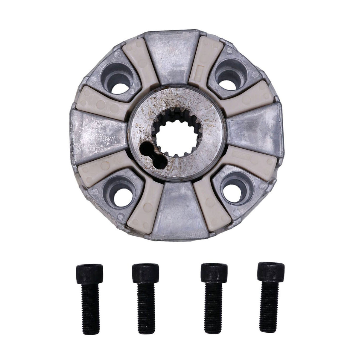Pump Coupling Assembly 4416605 With Hub for Isuzu Engine 4HK1 Hitachi Excavator ZX210-AMS ZX210-HCME ZX210H ZX210K ZX210W - KUDUPARTS