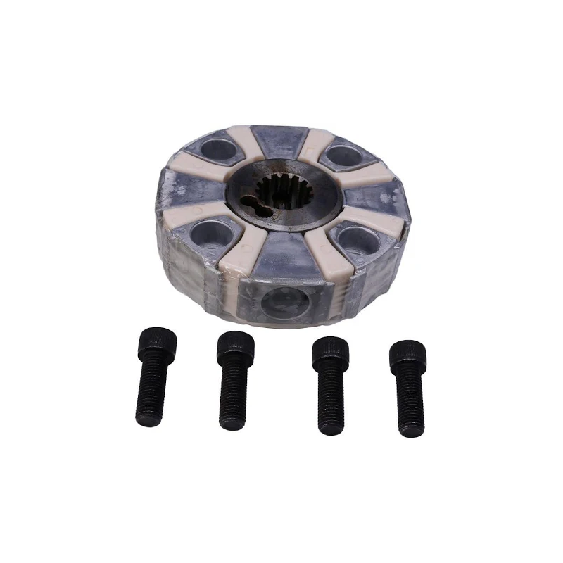 Pump Coupling Assembly FYB00000114 With Hub for John Deere Engine 6068 Excavator 200CLC 225CLC 180 220DW 250GLC 270CLC 190DW - KUDUPARTS