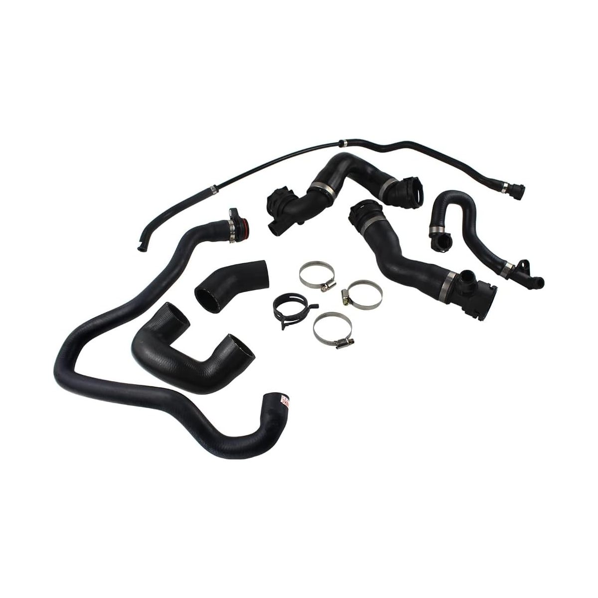 Radiator Coolant Water Hose Pipe Kit 17127534918 for BMW Vehicle 550i 650i
