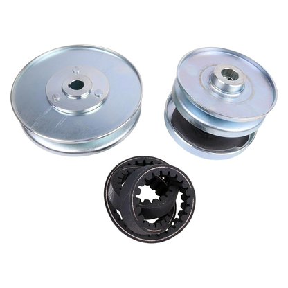 Rear Clutch Drive Pulley and Belt for Coleman Go Kart KT196 CK196 196cc Torque Converter