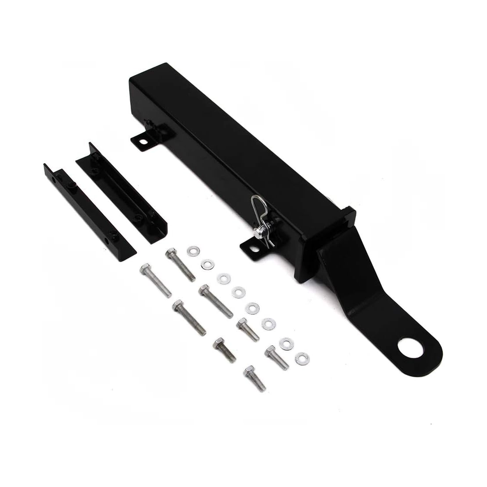 Rear Seat Trailer Hitch With Receiver Footrest for Club Car EZGO Yamaha Golf Cart - KUDUPARTS