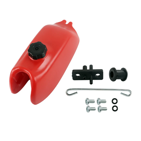 Red Gas Fuel Tank FT49070 123-6-9075 for 1973-1985 Honda ATV ATC70K - KUDUPARTS