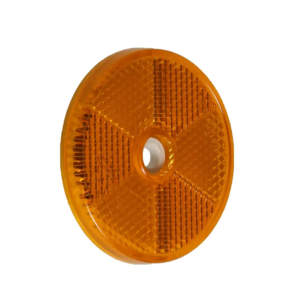 Reflector Amber 70012500 for JCB Backhoe Loader 2CX 4C Truck 712 714 Telescopic Handler 531-70 535-95 541-70 - KUDUPARTS