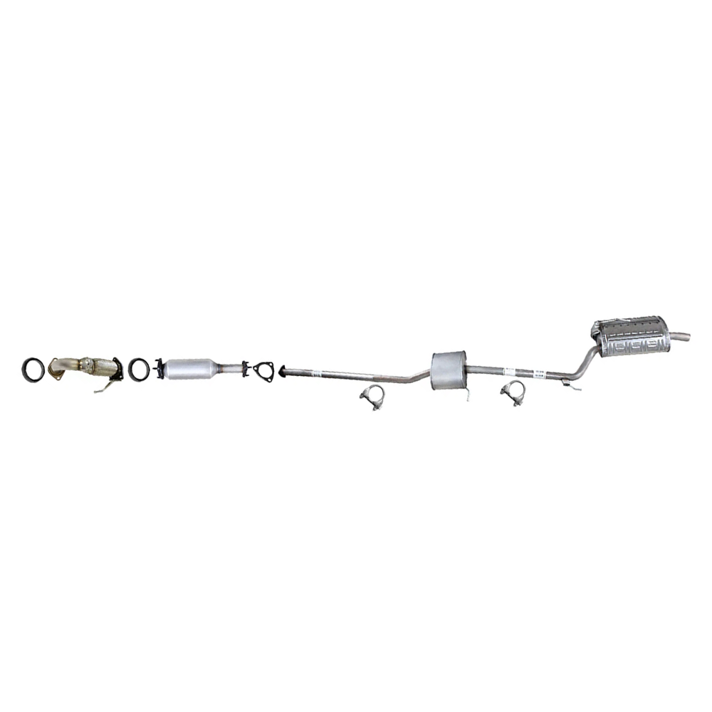 Resonator Muffler Exhaust Pipe 103168 for Honda Accord 2.4L Sedan 2006-2007 - KUDUPARTS