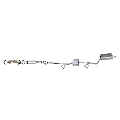 Resonator Muffler Exhaust Pipe 103168 for Honda Accord 2.4L Sedan 2006-2007 - KUDUPARTS