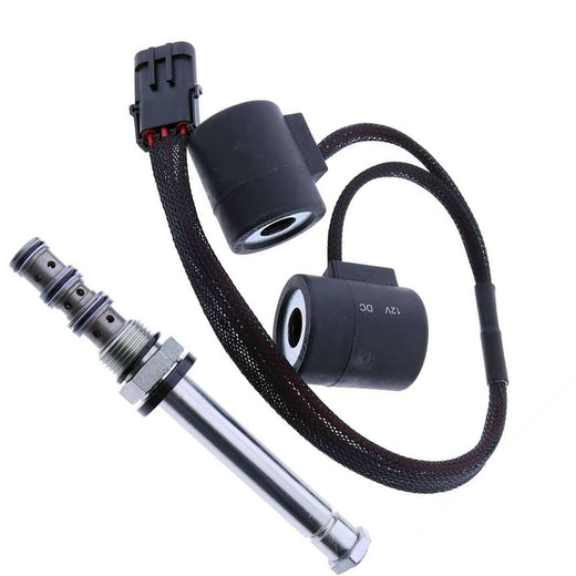 Reverser Solenoid AT163468 AT163475 AT1634AS22 for John Deere 300D 310D 315D - KUDUPARTS