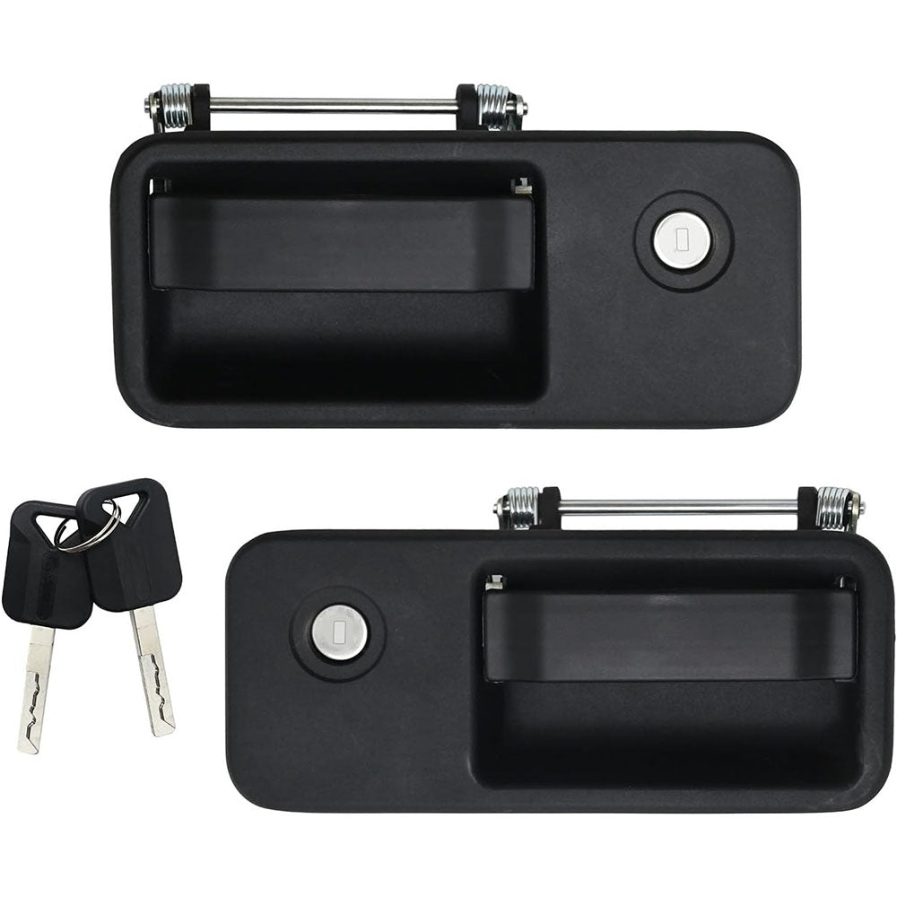 Right and Left Side Black Door Handle Set 20398467 20398466 1062565 3175918 for Volvo Truck FH FH12 FH16 FM FM10 FM12 FM7 FM9 - KUDUPARTS