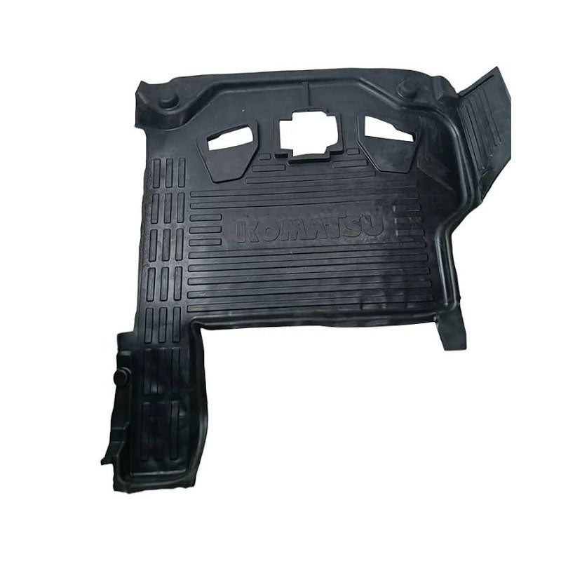 Rubber Cab Floor Mat Foot Gasket 20Y-53-14713 for Komatsu PC130-8 PC200-8 PC220-8 Excavator