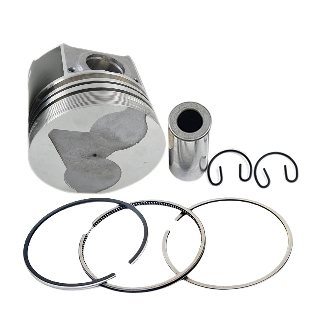 STD Piston Kit with Ring for Kubota Engine D905 D905E D905B D905H - KUDUPARTS