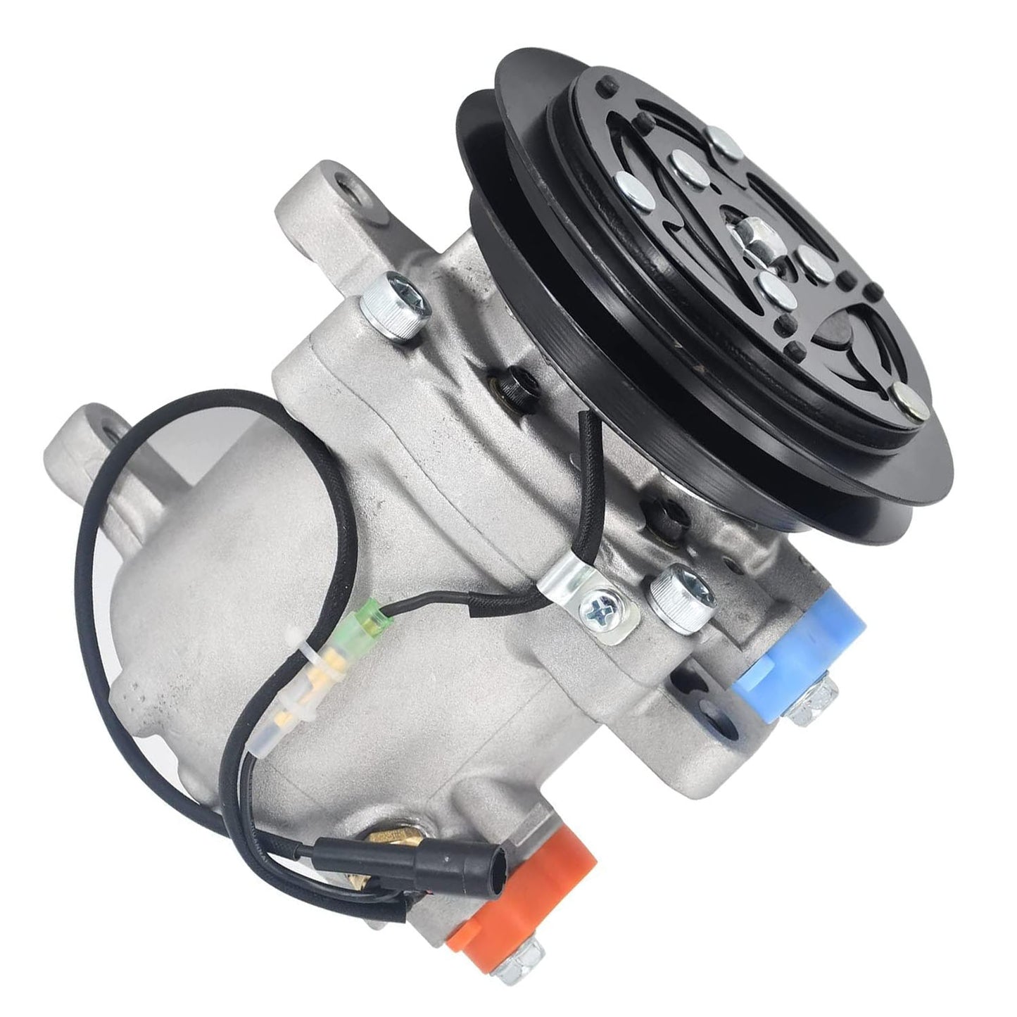 Compresseur de climatisation SV06E 447260-5351 pour excavatrice Denso Kubota KX080-3 KX121 KX121-3, livraison aux États-Unis