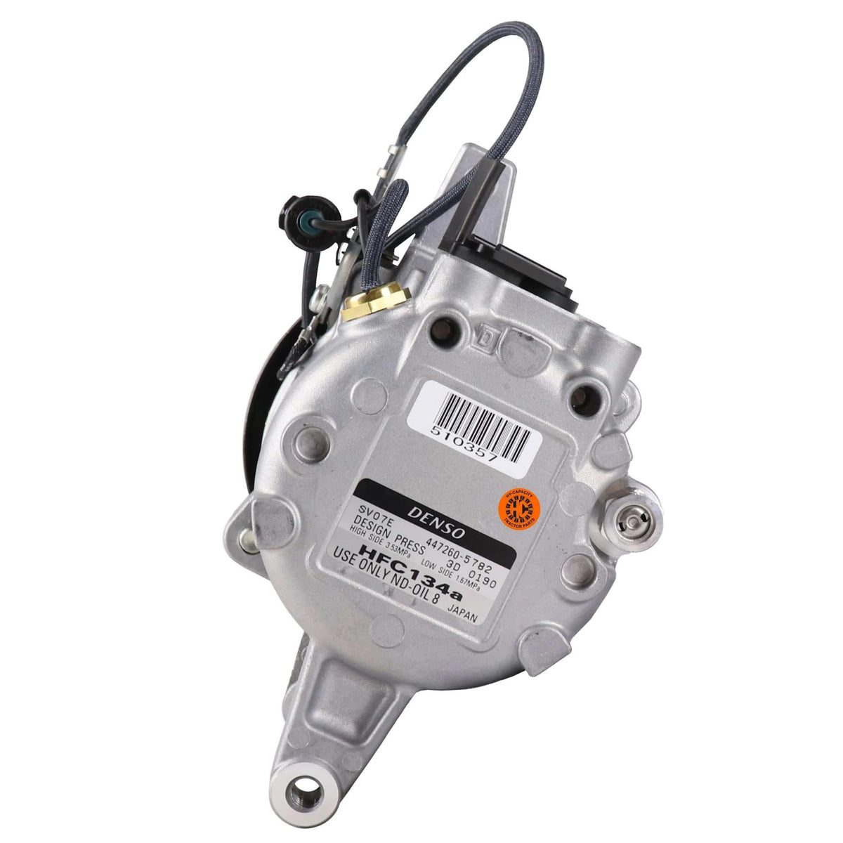 A/C Compressor 7279629 for Bobcat Skid Steer Loader S550 S570 S590 T550 T590 - KUDUPARTS