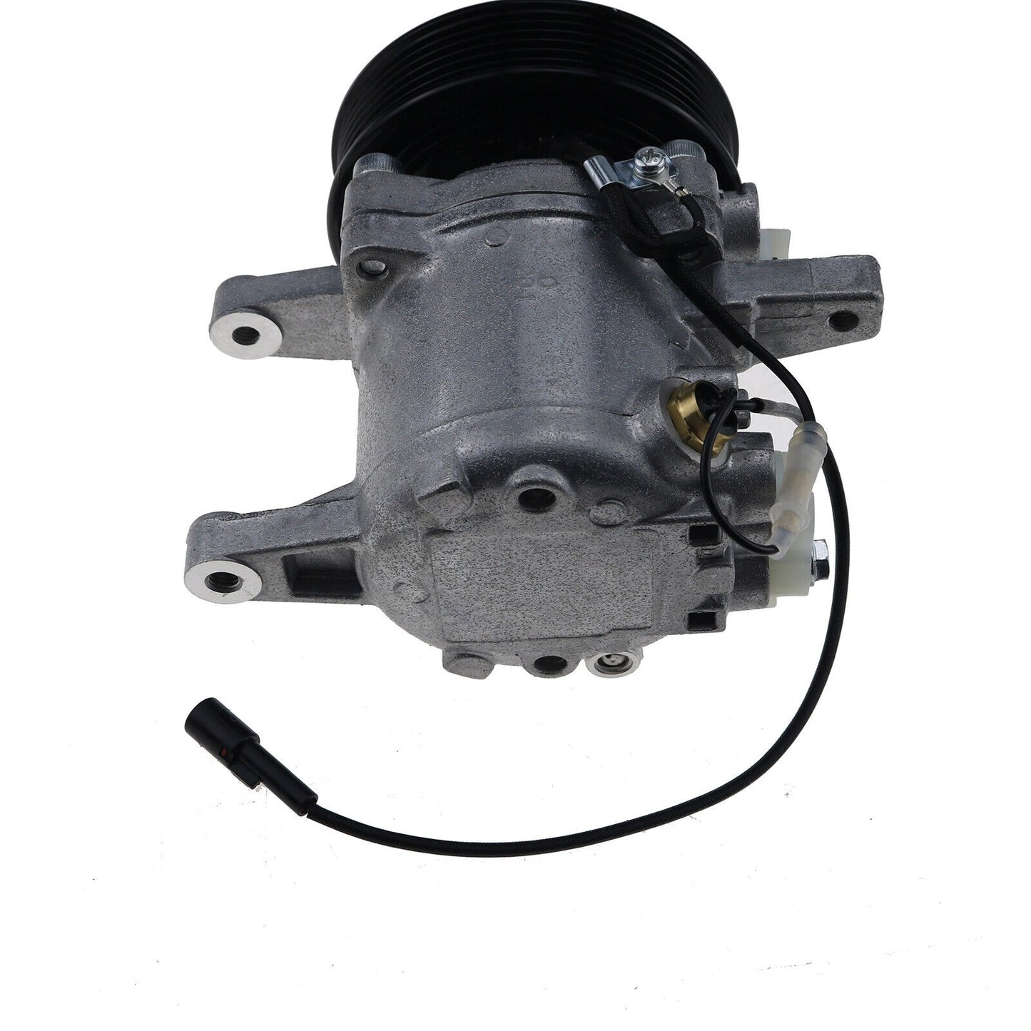 Compresor de aire acondicionado SV07E 447280-3080 para tractor Kubota M126, M135 y M6 con polea de 6 ranuras