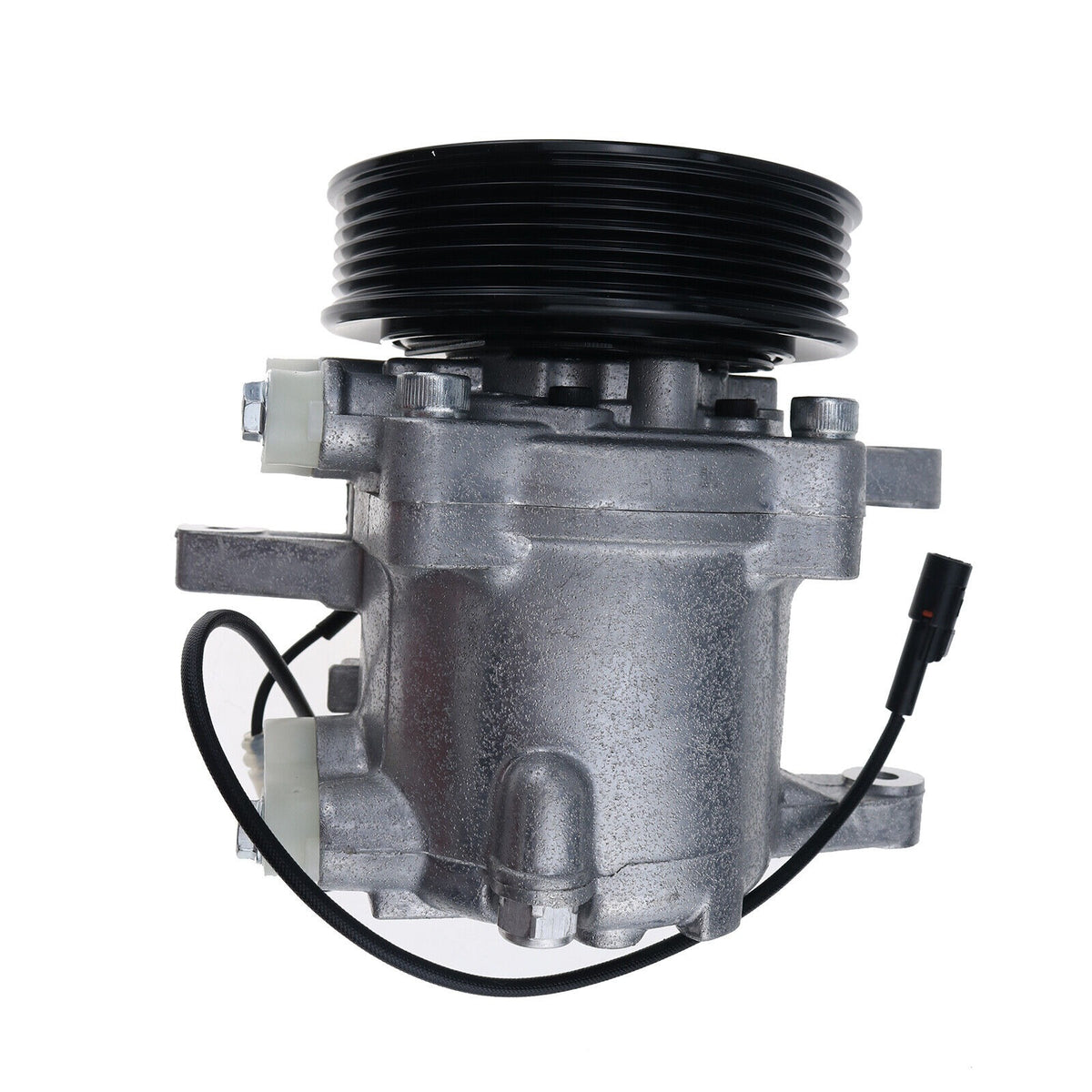SV07E A/C Compressor 447280-3080 for Kubota Tractor M126 M135 M6 Tractor With 6 Groove Pulley - KUDUPARTS