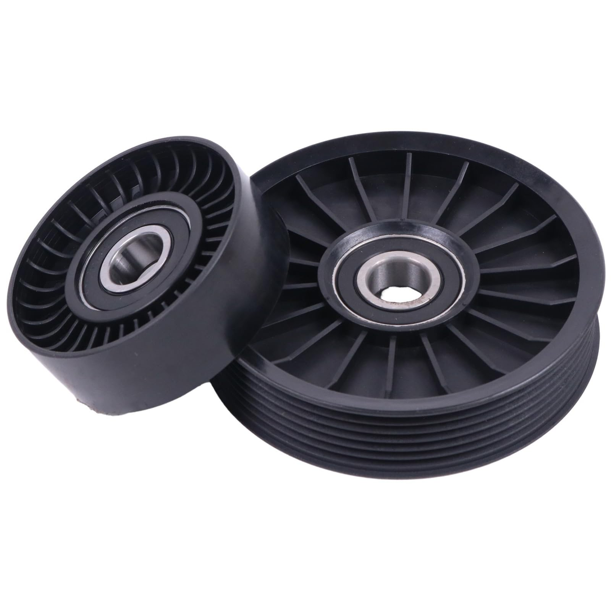 Serpentine Belt Idler Pulley Set 864625T 8M6500024 for Mercruiser Engine V6 V8 4.3 5.0 5.7 6.2L - KUDUPARTS