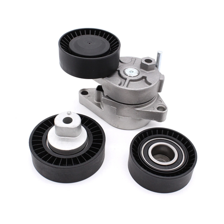 Serpentine Belt Tensioner Idler Pulley Timing Kit Set for BMW E36 E39 E46 E53 X5 - KUDUPARTS