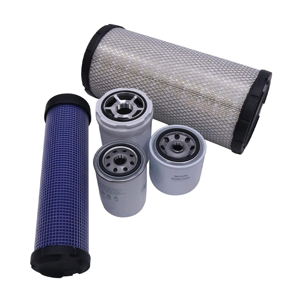 Service Filter Kit for Kubota Engine V3800-TIEF4 Compact Track Loader SVL95-2S