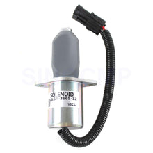 Solénoïde d'arrêt d'arrêt 1753ES-12A6UC3B1S1 SA-3665-12 pour Cummins Yanmar Kubota