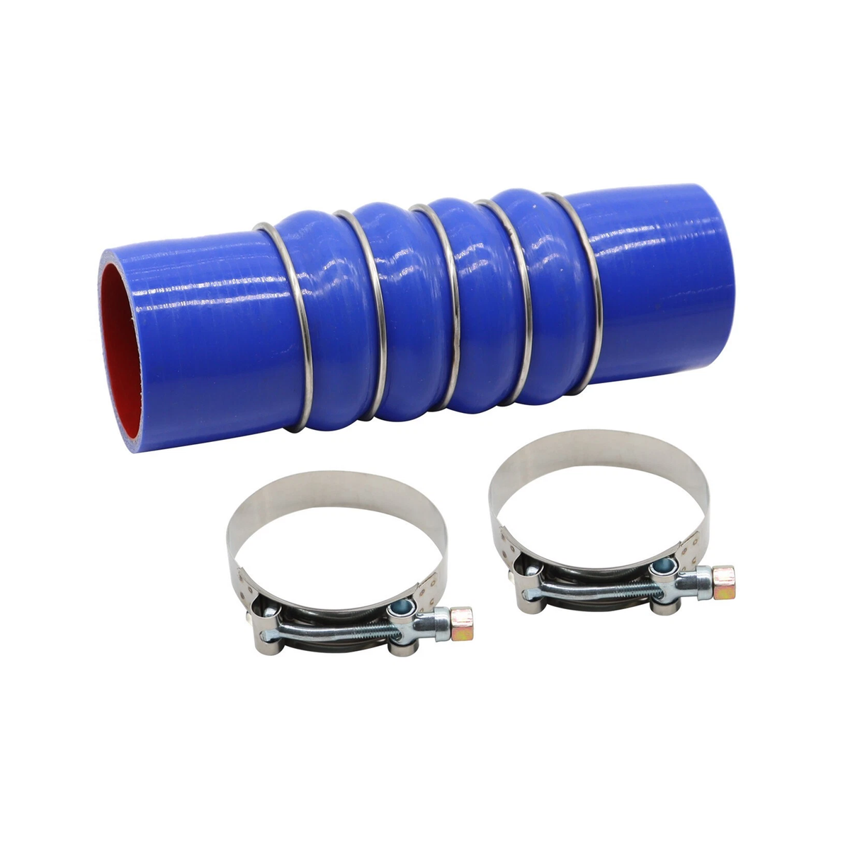 Silicone Coolant Hose with Clamps F50-6308A for Peterbilt 335 337 340 348 365 367 567 579 587 - KUDUPARTS