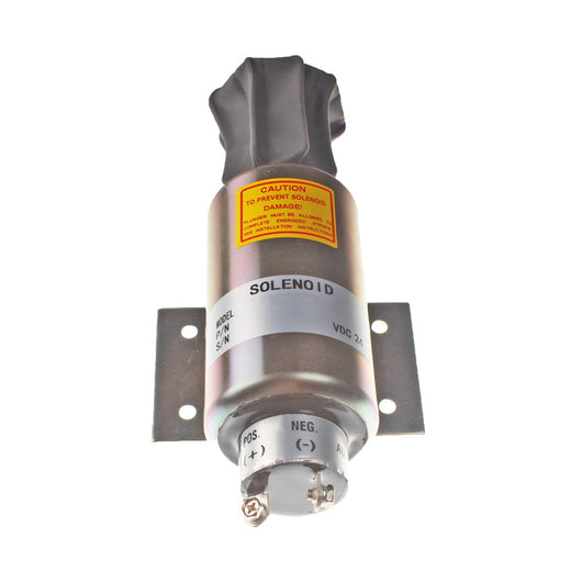Stop Solenoid 04400-08801 0440008801 for Mitsubishi S12R Engine - KUDUPARTS