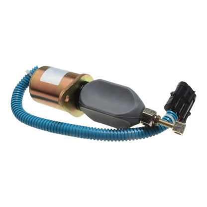 Stop Solenoid 127973 for Kubota Engine V2203 Gehl Skid Steer Loader SL4625 4625SX 4625DX