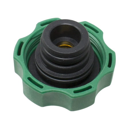Surge Tank Filler Cap AT310335 for John Deere Loader 210LJ 310J 310SJ 315SJ 325J 335D 437D 410J 435 710J 444K 524K 824K 844K Tractor 6415 5065M 5070M 5078E - KUDUPARTS