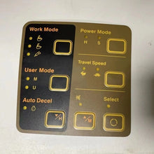 Autocollant d'interrupteur 21N8-30071 pour excavatrice Hyundai R110-7 R140W-7 R160LC-7 R170W-7 R180LC-7 R210-7 R250LC-7 R290LC-7 R305LC-7