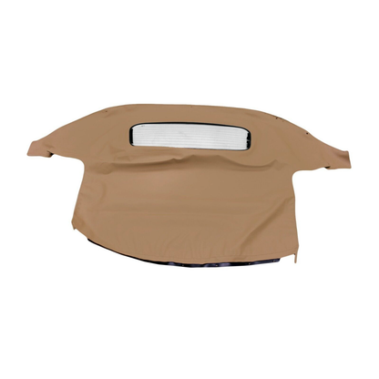 Capote souple beige décapotable avec lunette arrière chauffante homologuée DOT MW3088W3 pour Mazda Miata 1990-2005