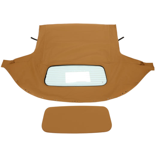 Tan Convertible Soft Top WDOT Heated Glass Window MW3088W3 for Mazda Miata 1990-2005 - KUDUPARTS