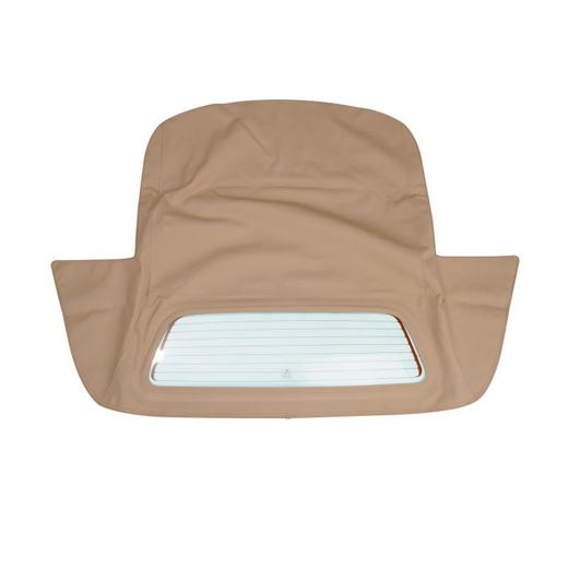 Tan Convertible Soft Top With Plastic Window CHE5156165 CHE5412-04654-00 for Chevrolet Corvette - KUDUPARTS