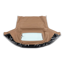 Capote souple beige décapotable avec lunette arrière en verre homologuée DOT MA133-2993T pour Mazda Miata 1990-2005