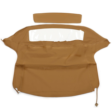 Capote souple beige pour BMW Z3 (1996-2002) avec lunette arrière en plastique homologuée DOT (réf. 25-656165)