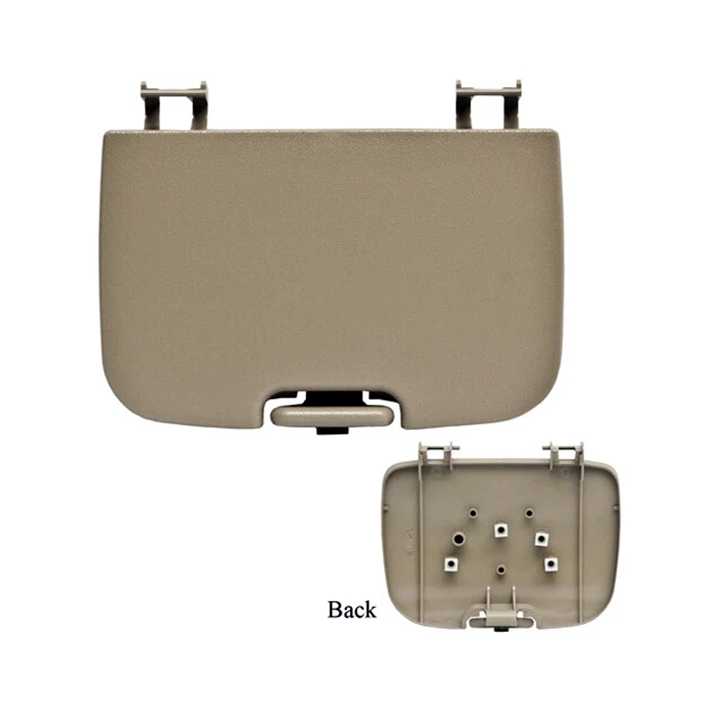 Cache de porte de garage avec console de pavillon beige 2C3Z-7811586-BAA pour camionnettes Ford F250, F350 et F450 Super Duty (2002-2004).