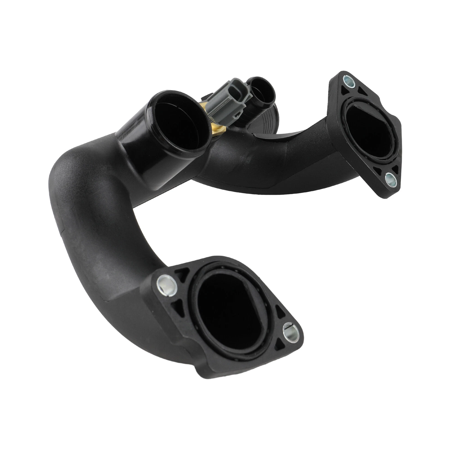 Thermostat Cover Water Outlet Pipe with Sensor 96JV8A504BD for Jaguar XK8 XJ8 Vanden Plas 1997-2003