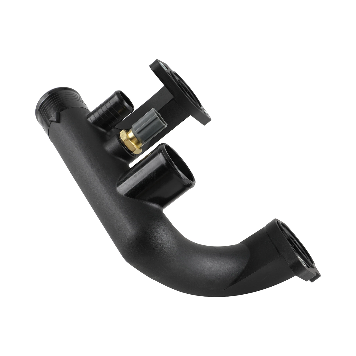 Thermostat Cover Water Outlet Pipe with Sensor 96JV8A504BD for Jaguar XK8 XJ8 Vanden Plas 1997-2003 - KUDUPARTS