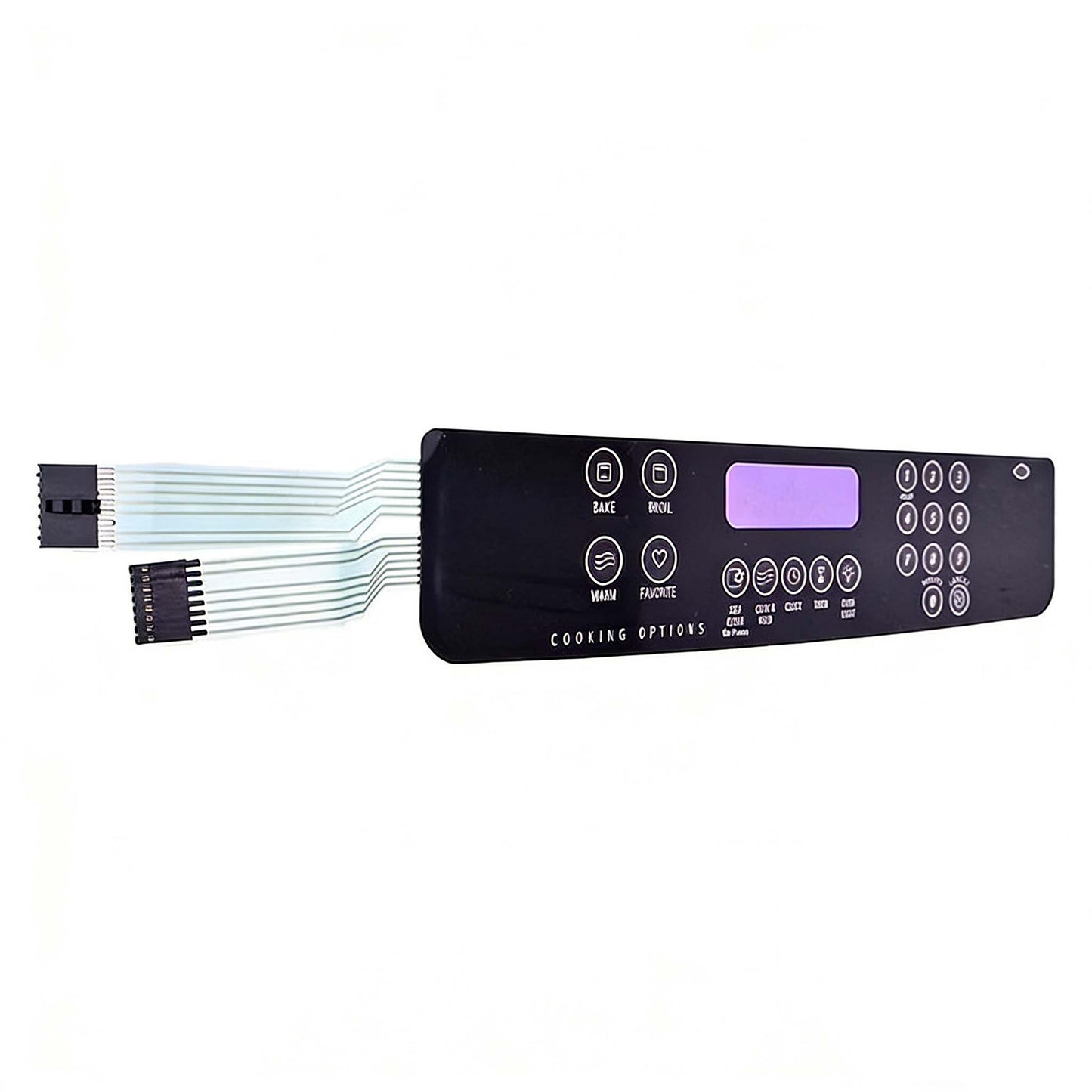 Touchpad Switch Membrane W10207928 for Whirlpool Range Oven PS2348088 AP6017095 - KUDUPARTS