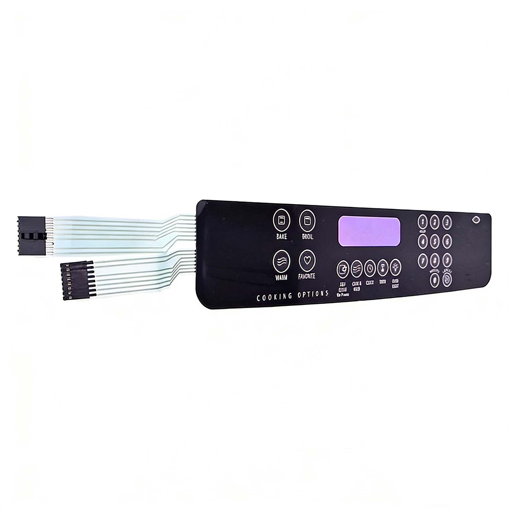Touchpad Switch Membrane W10207928 for Whirlpool Range Oven PS2348088 AP6017095 - KUDUPARTS