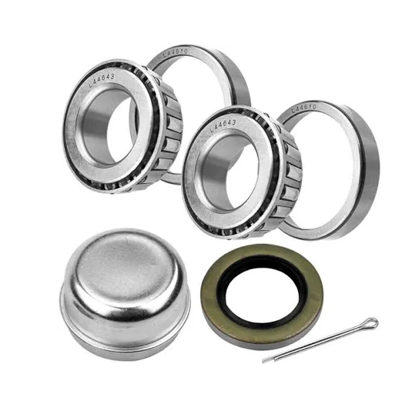 Trailer Hub Wheel Bearing Kit L44643 L44610 1" X 1"&1-1/16" for 2000 Lbs - KUDUPARTS