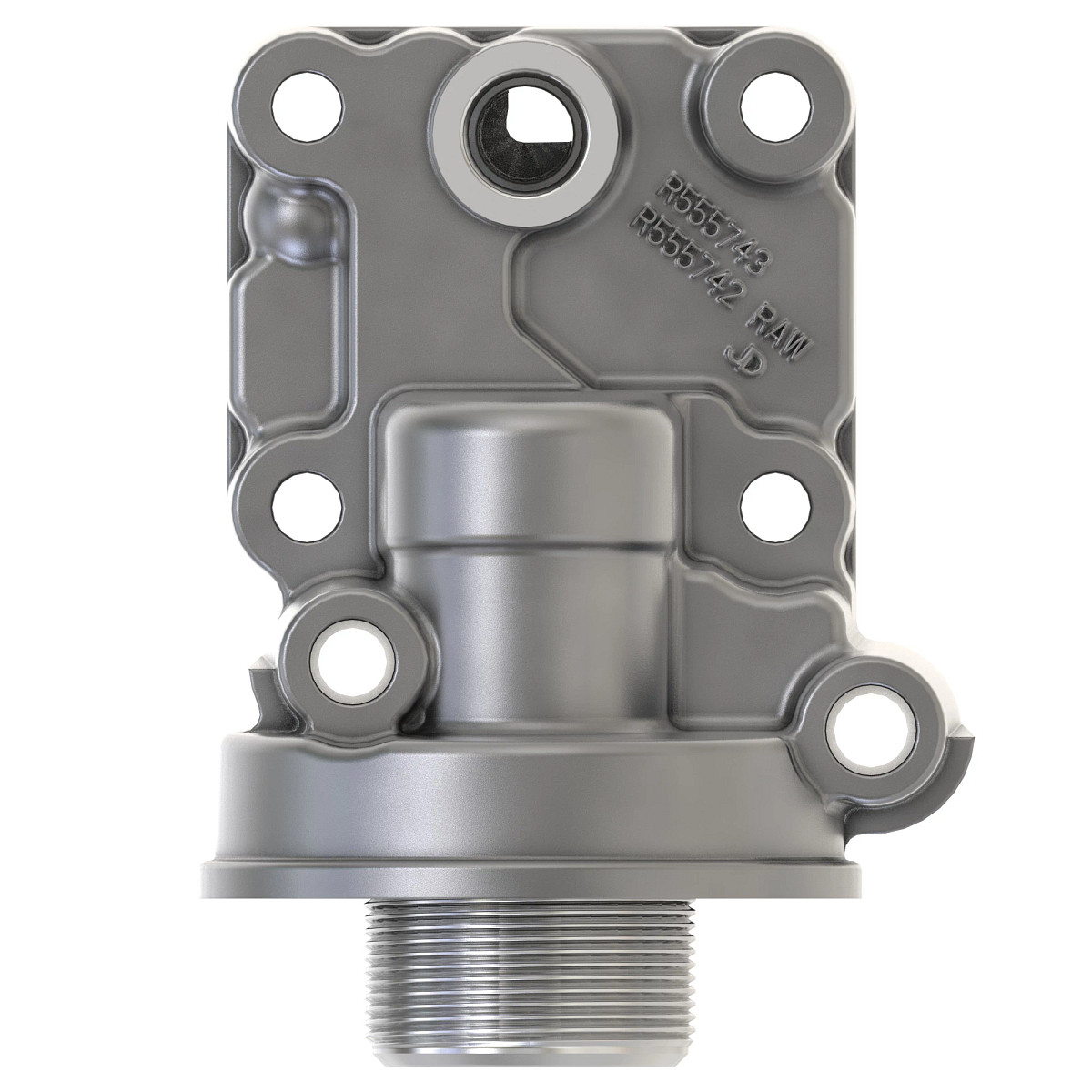 Transmission Oil Filter Housing R555743 for John Deere Engine 4039 4045 6068 6081 Tractor 5090R 5100R 5720 6020 6105R 6110R 6130R 6140R 6155R 6930 PREMIUM