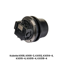 Boîte de vitesses de déplacement avec moteur RA02861290 pour excavatrice Kubota K008 K008-3 K012 K014-4