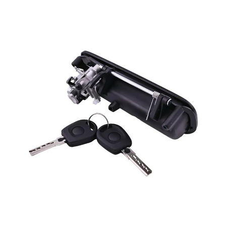 Trunk Switch Boot Tailgate Release Handle with Lock 1J6827565A 1J6827565B for Volkswagen Golf 2002-2006 - KUDUPARTS