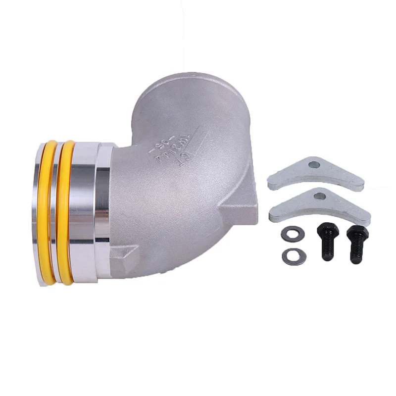 Turbocharger Intake Elbow 7W-3144 for Caterpillar CAT Engine C15 Track-Type Tractor D10N D10R - KUDUPARTS