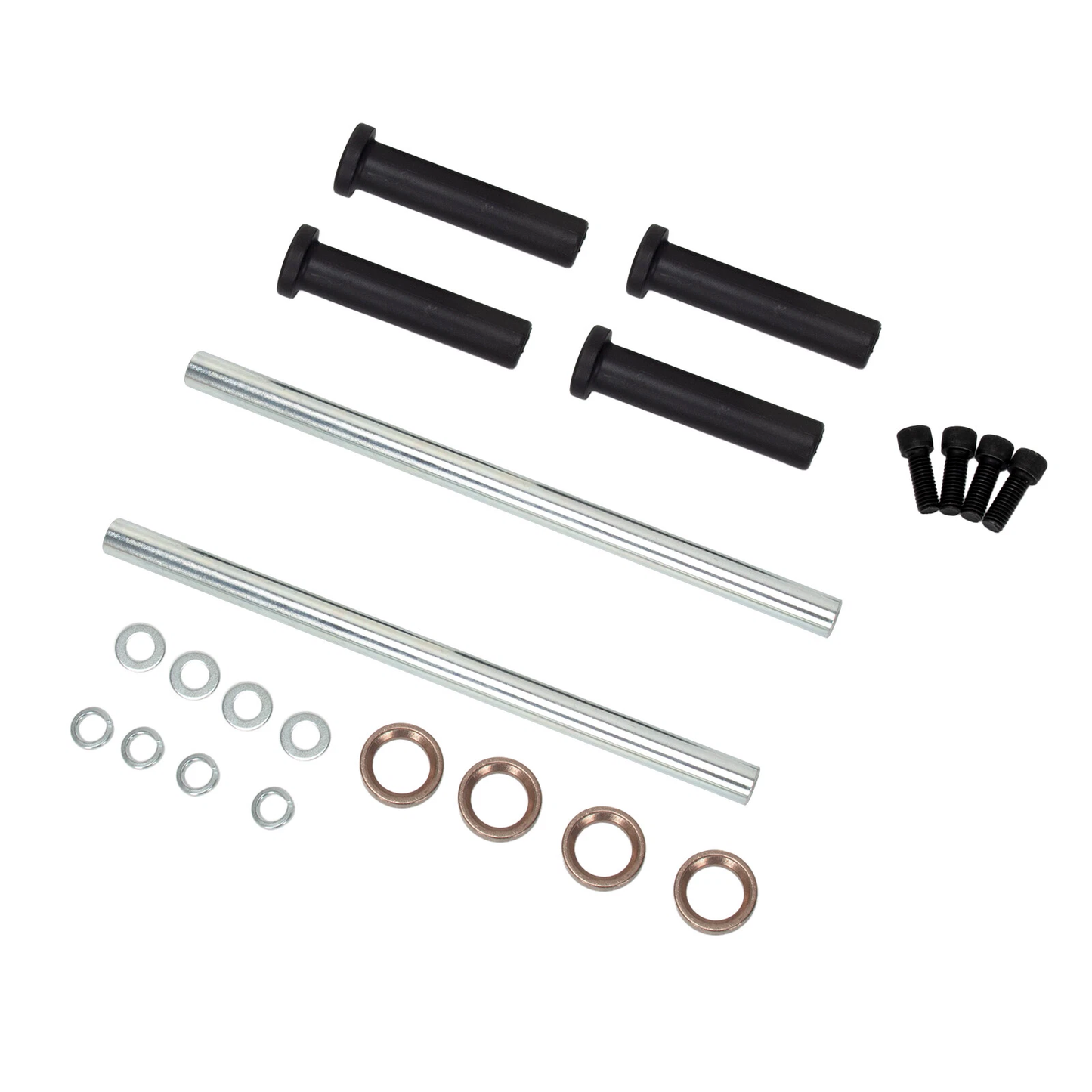 Two Front Lower A-Arm Bushing & Shaft Kit 7501093 for Polaris ATV Scrambler 500 1997-2012 2x4 4x4