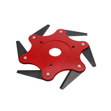 Universal 6-Steel Razors Trimmer Head With 65Mn Professional Manganese Weeds Eater Blade for Stihl Echo Homelite Husqvarna - KUDUPARTS