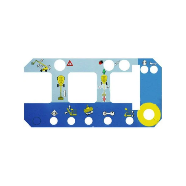 Upper Control Box Decal 307P217570 for Haulotte Boom Lift H21TX HB62 H23TPX HB68J H25TPX HB76J - KUDUPARTS
