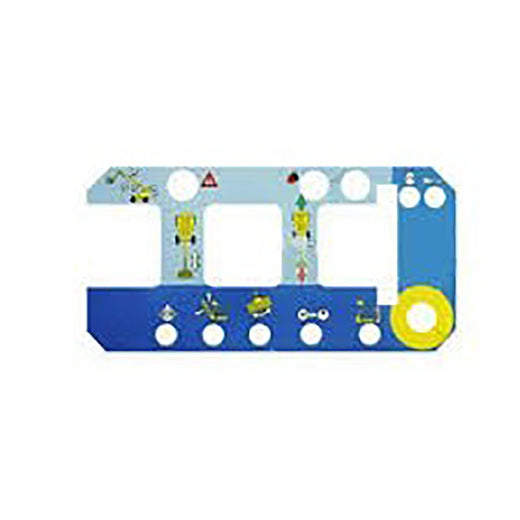 Upper Control Box Decal 307P204060 for Haulotte Boom Lift H14TX H16TPX H21TPX H23TPX H25TPX HB68J HB76J - KUDUPARTS