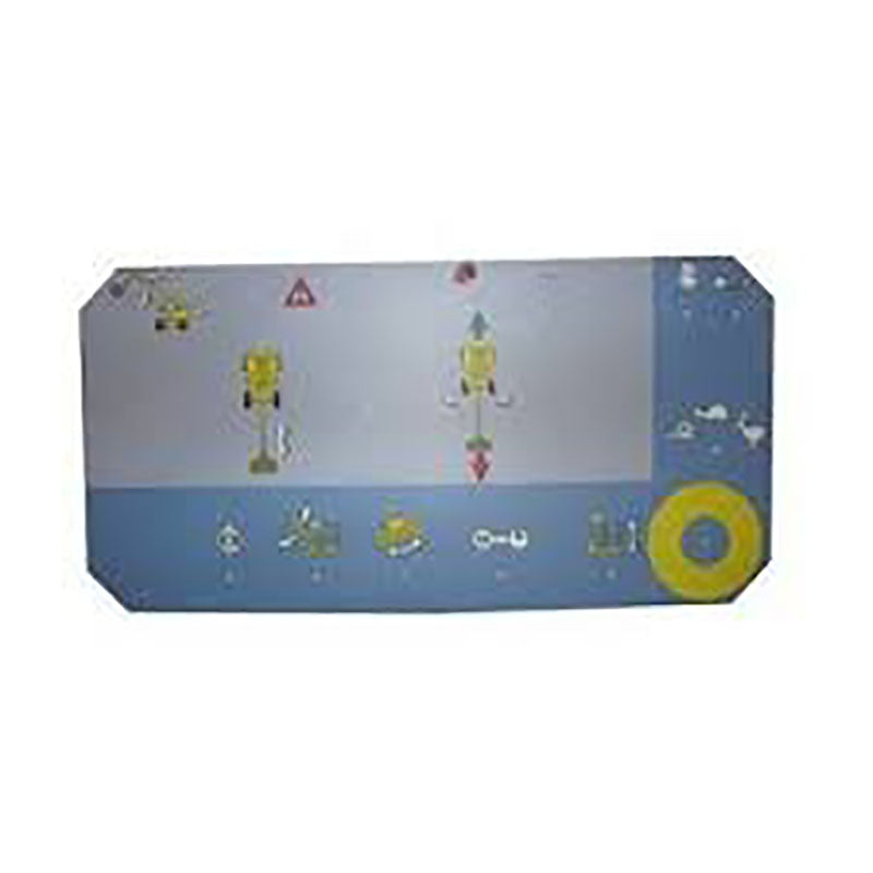 Upper Control Box Decal 307P204060 for Haulotte Boom Lift H14TX H16TPX H21TPX H23TPX H25TPX HB68J HB76J - KUDUPARTS